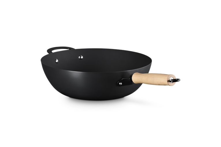 Le Creuset Carbon Steel Wok 30cm