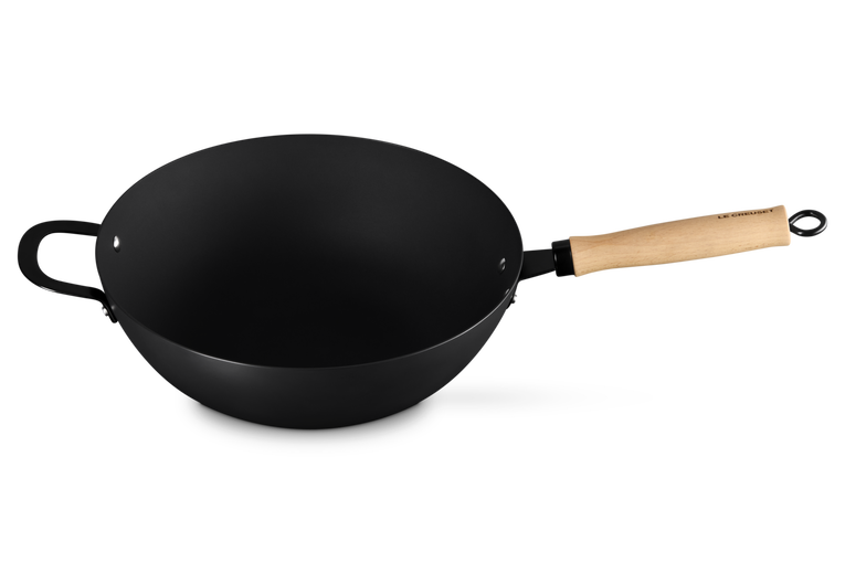 Le Creuset Carbon Steel Wok 30cm