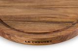 Le Creuset Round Acacia Wood Serving Board 30cm