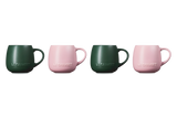 Le Creuset Serenity Mugs Set of 4 (Forêt / Sugar Pink)
