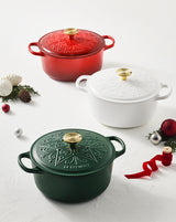 Le Creuset Holly Star Mini Cocotte 14cm