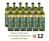 Cherry Creek Estate - Extra Virgin Cold-Pressed Avocado Oil 250ml x 12 Bundle (Best Before 12/2027)