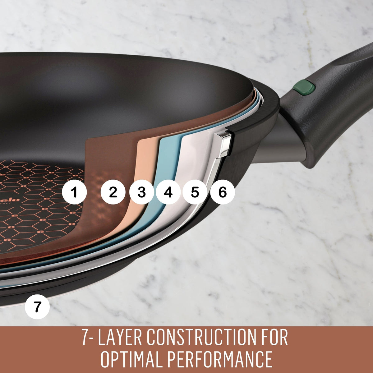 ESSTEELE Per Salute Nonstick Induction 5 Piece Cookware Set