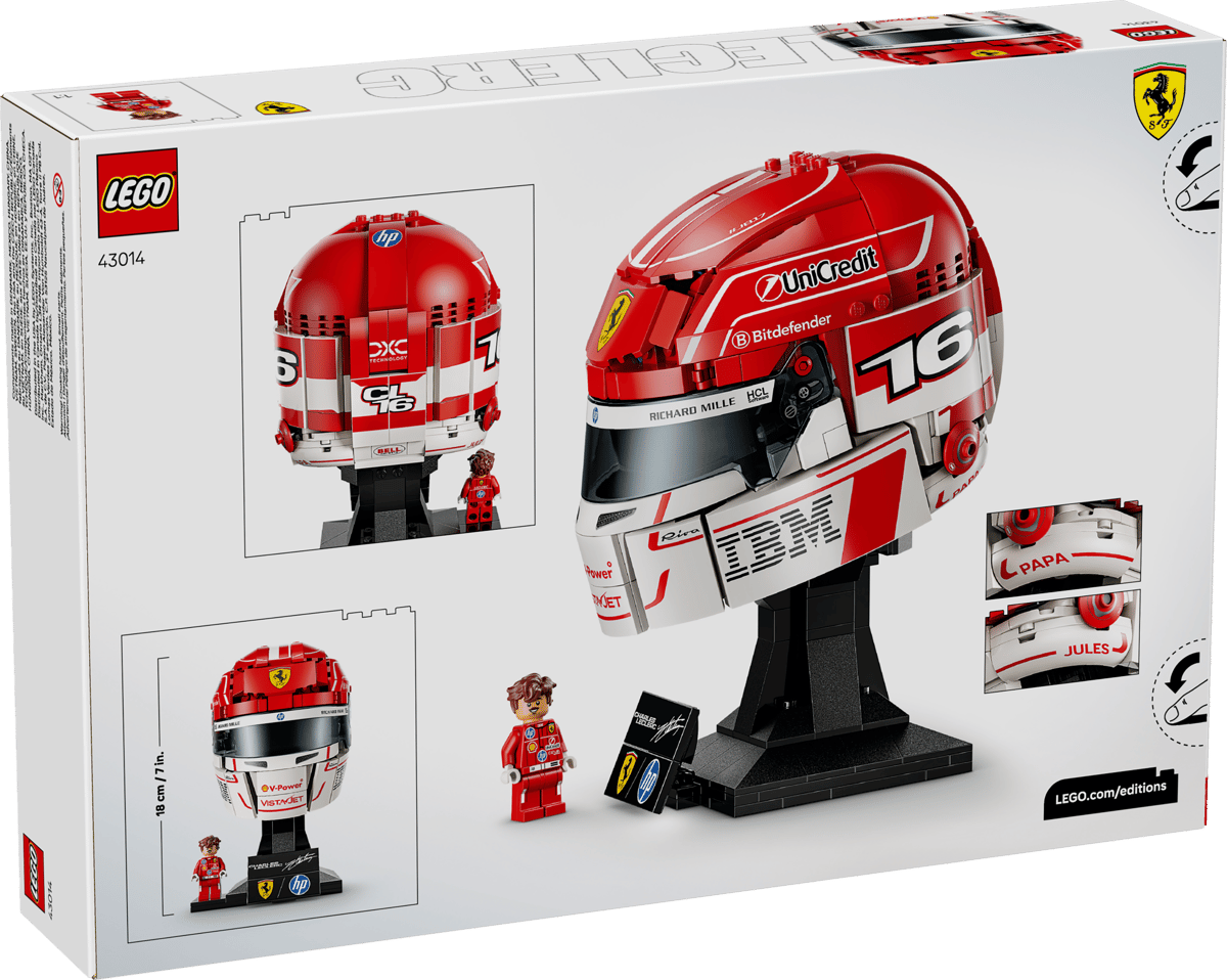 LEGO -  Scuderia Ferrari HP Charles Leclerc Helmet