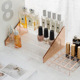 Moosy Life Moonlight Perfume Organizer Tray & Lipstick Organizer 12 slots x 2 Bundle