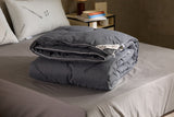 Awake Natural Wool Graphene Four-Hole Washable Quilt (Dark Grey, 180cm x 210cm)