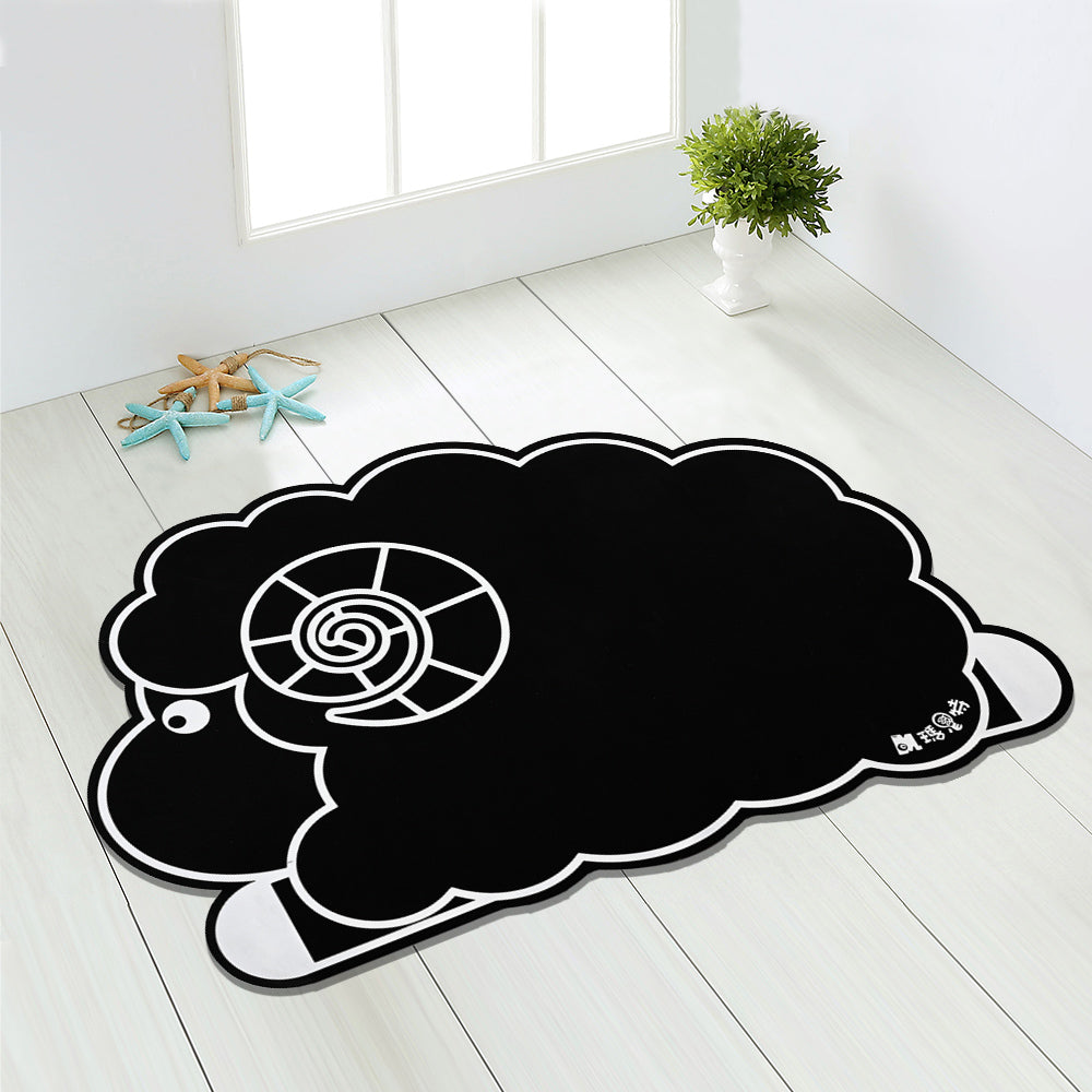 Rubber Anne - Sheep Bath Mat (60x40cm x 5mm) Mid Apr Preorder