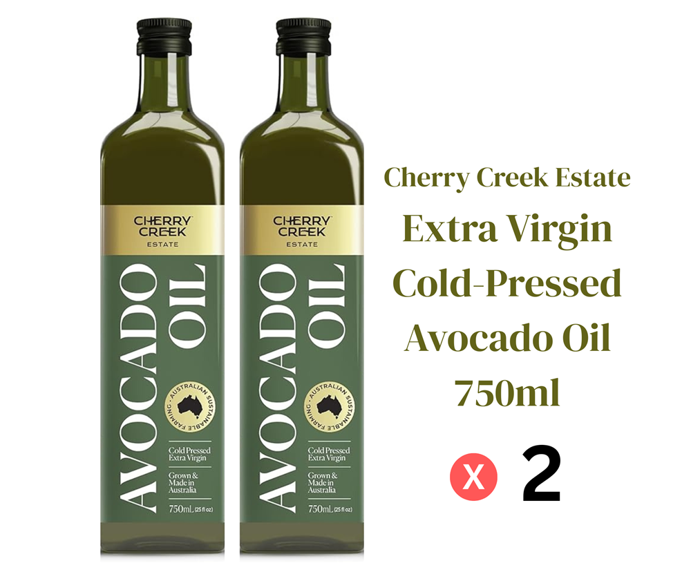 Cherry Creek Estate - Avocado Oil 750ml x 2 Bundle (Best Before 4/2028)