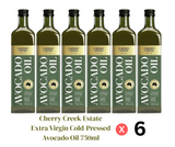 Cherry Creek Estate - Extra Virgin Cold-Pressed Avocado Oil 750ml x 6 Bundle (Best Before 4/2028)