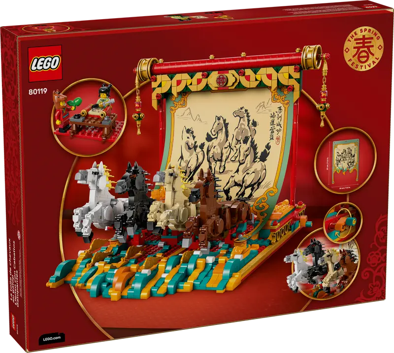 LEGO - Galloping Horses Canvas