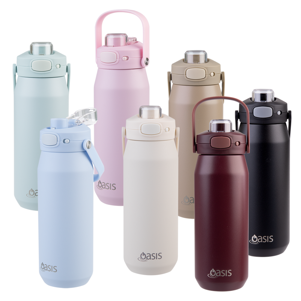 OASIS - Capri Ceramic Lined Insulated Bottle w/ Quick Release Lid 750ml