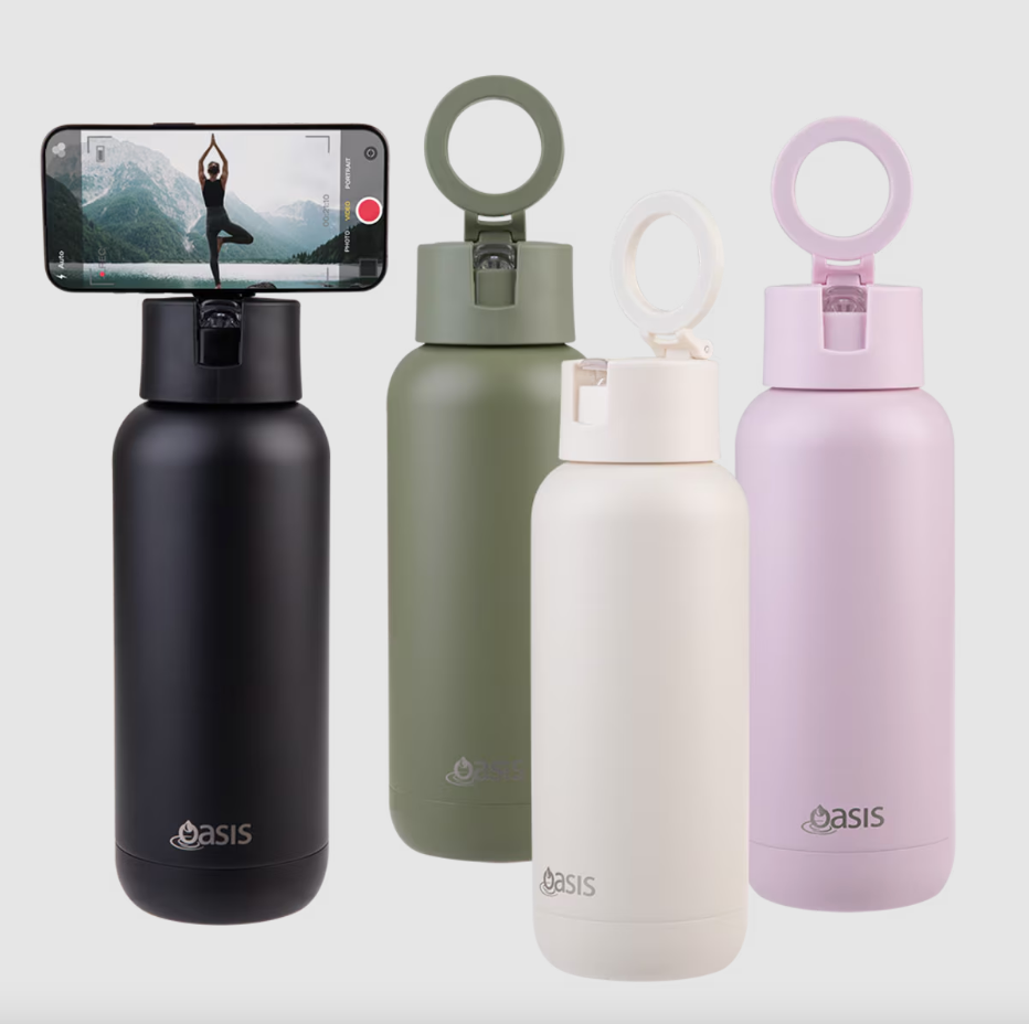 OASIS Mag-Grip MODA Ceramic Triple Insulated Drink Bottle 1L