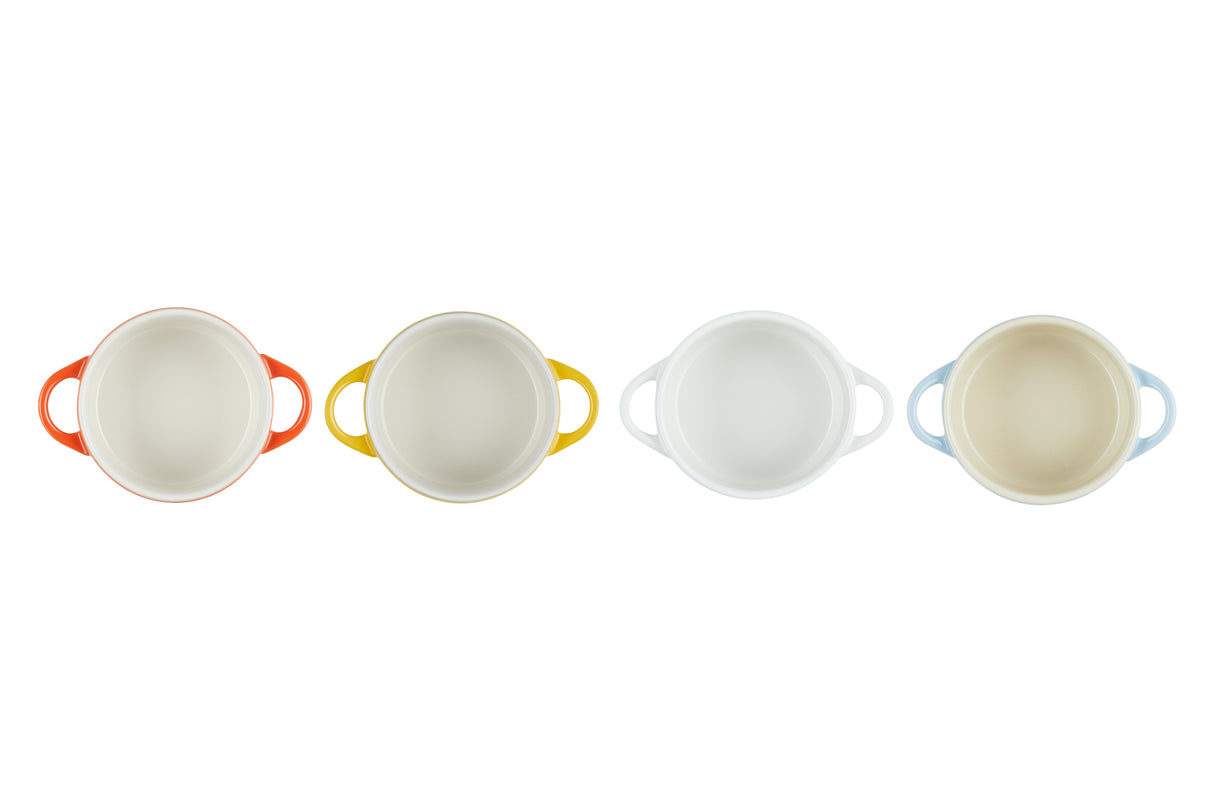 Le Creuset Stoneware Elements Set of 4 Petite Casseroles
