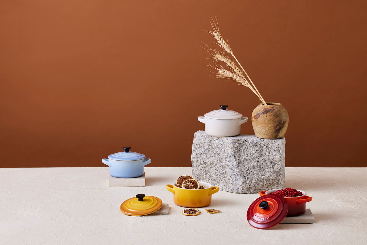 Le Creuset Stoneware Elements Set of 4 Petite Casseroles