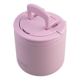 OASIS - Stainless Steel Double Wall Insulated Food Pod Flask w/ Quick Release Lid & Spork 500ml