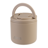 OASIS - Stainless Steel Double Wall Insulated Food Pod Flask w/ Quick Release Lid & Spork 500ml