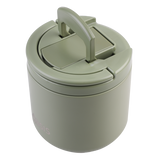 OASIS - Stainless Steel Double Wall Insulated Food Pod Flask w/ Quick Release Lid & Spork 500ml