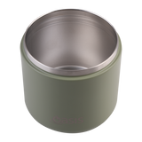 OASIS - Stainless Steel Double Wall Insulated Food Pod Flask w/ Quick Release Lid & Spork 500ml