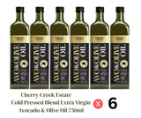 Cherry Creek Estate - Cold Pressed Signature Blend Extra Virgin Avocado & Olive Oil 750ml x 6 Bundle (Mid July Preorder)