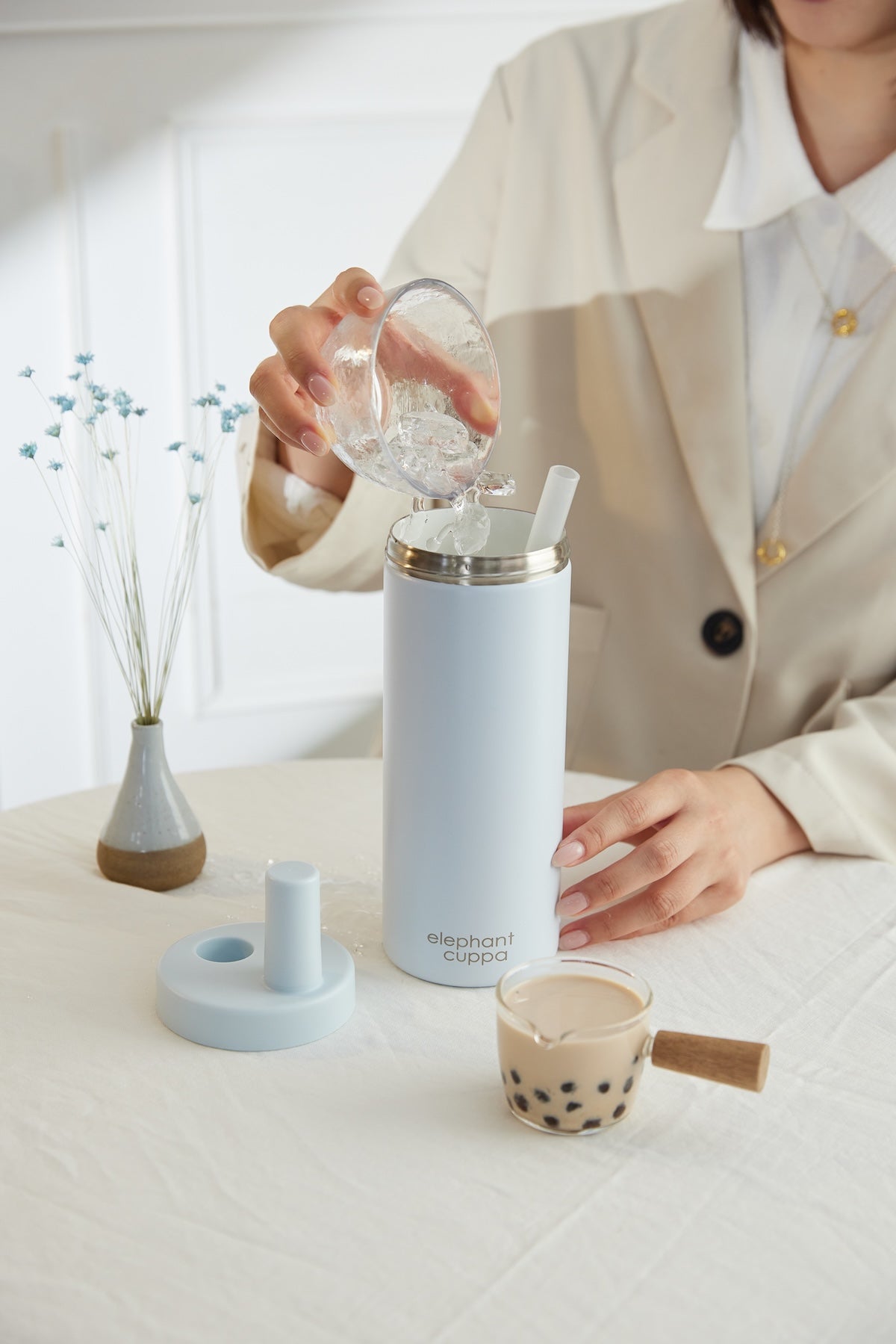 Elephant Cuppa Ceramic-Lined Thermal Cup S+ (720ml) Early July Preorder