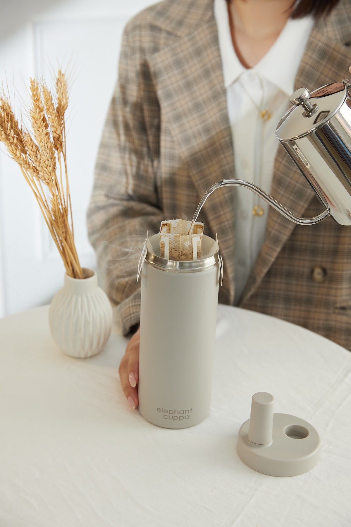 Elephant Cuppa Ceramic-Lined Thermal Cup S+ (720ml) Early July Preorder
