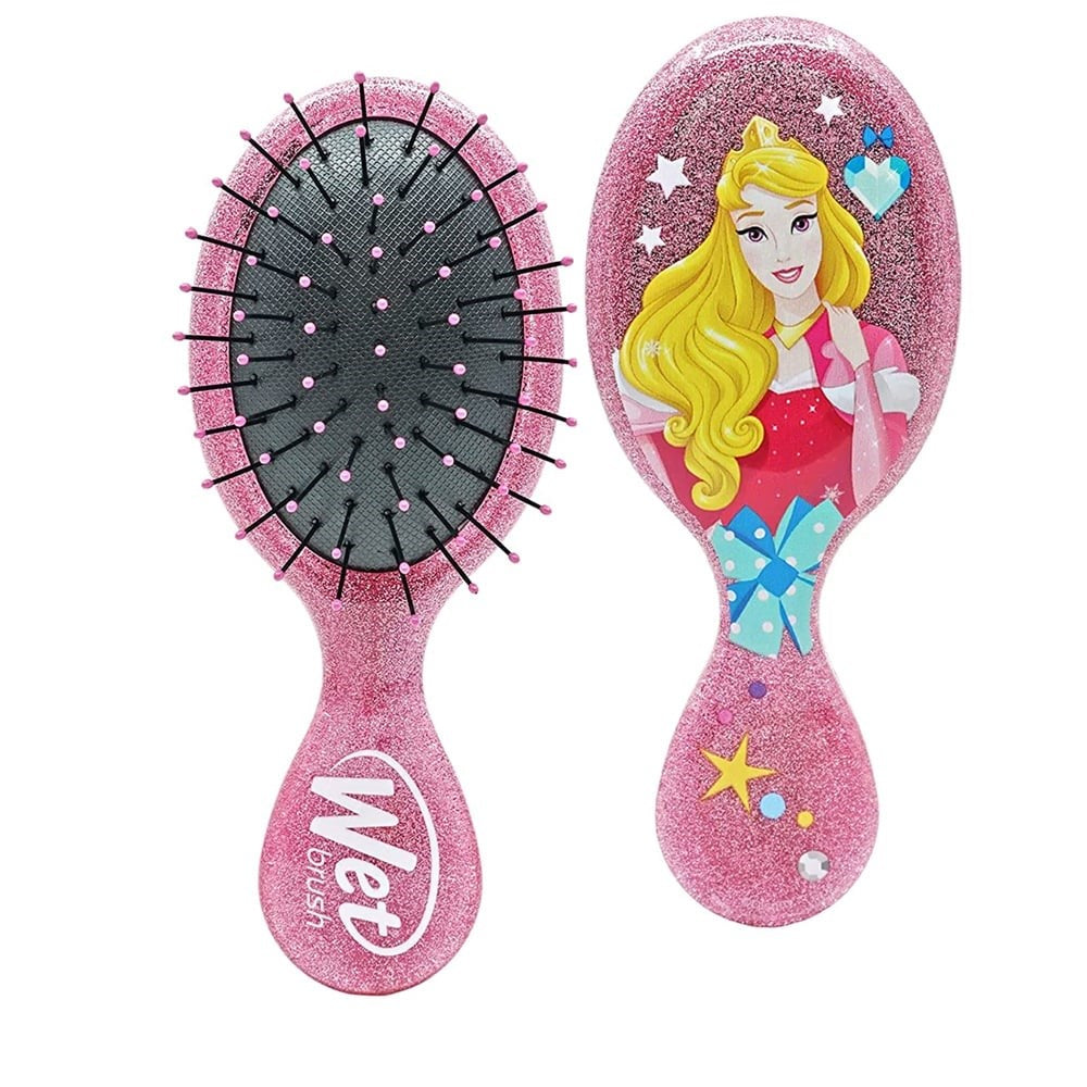 WetBrush Mini Detangler Disney Princess Glitter Ball (Early Nov Preorder)