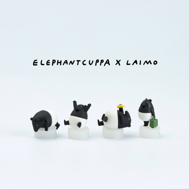 Elephant Cuppa × LAIMO Straw Lid Cover - Assorted