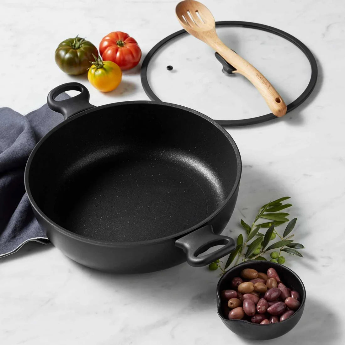 Essteele Per Domani Nonstick Induction 30cm/5.5L Covered Sautéuse (20th Nov Preorder)
