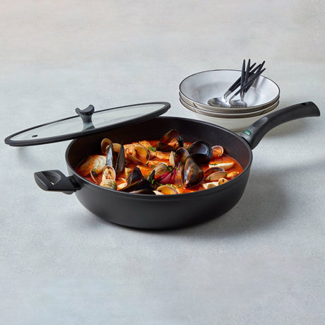 ESSTEELE Per Salute 32cm/5.7L Nonstick Induction Covered Sauté