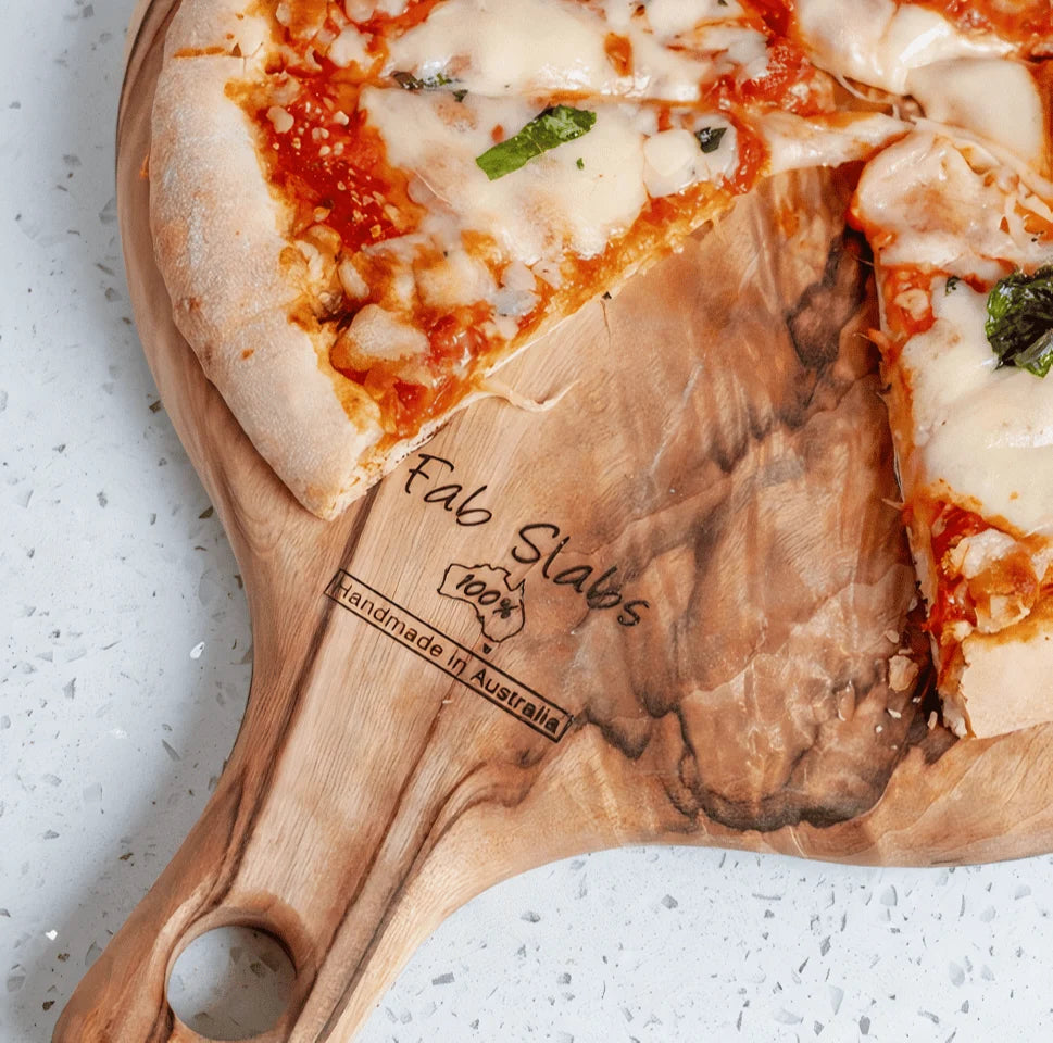 Fab Slabs - Wooden Pizz Cutting Board (300mm) Late Sept Preorder