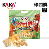 KAKA - BBQ Seafood Mixed Chips - Squid Flavour 120g 【KAKA】珍四鮮 冠軍魷