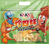 KAKA - BBQ Seafood Mixed Chips - Squid Flavour 120g 【KAKA】珍四鮮 冠軍魷