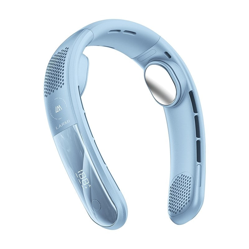Larmi - Portable Neck Fan with Cooling Pad