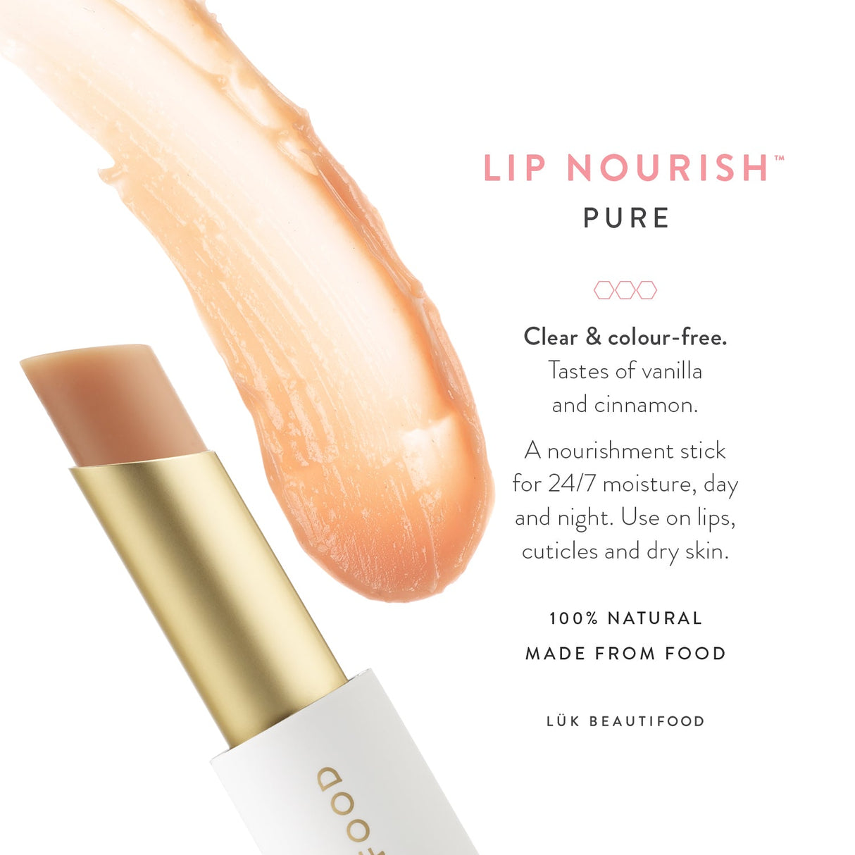 Lük beautifood Lip Nourish - Pure