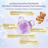 Sea Mild Teddy Antibacterial Enzymes Laundry Pods (5g x 30 pcs)
