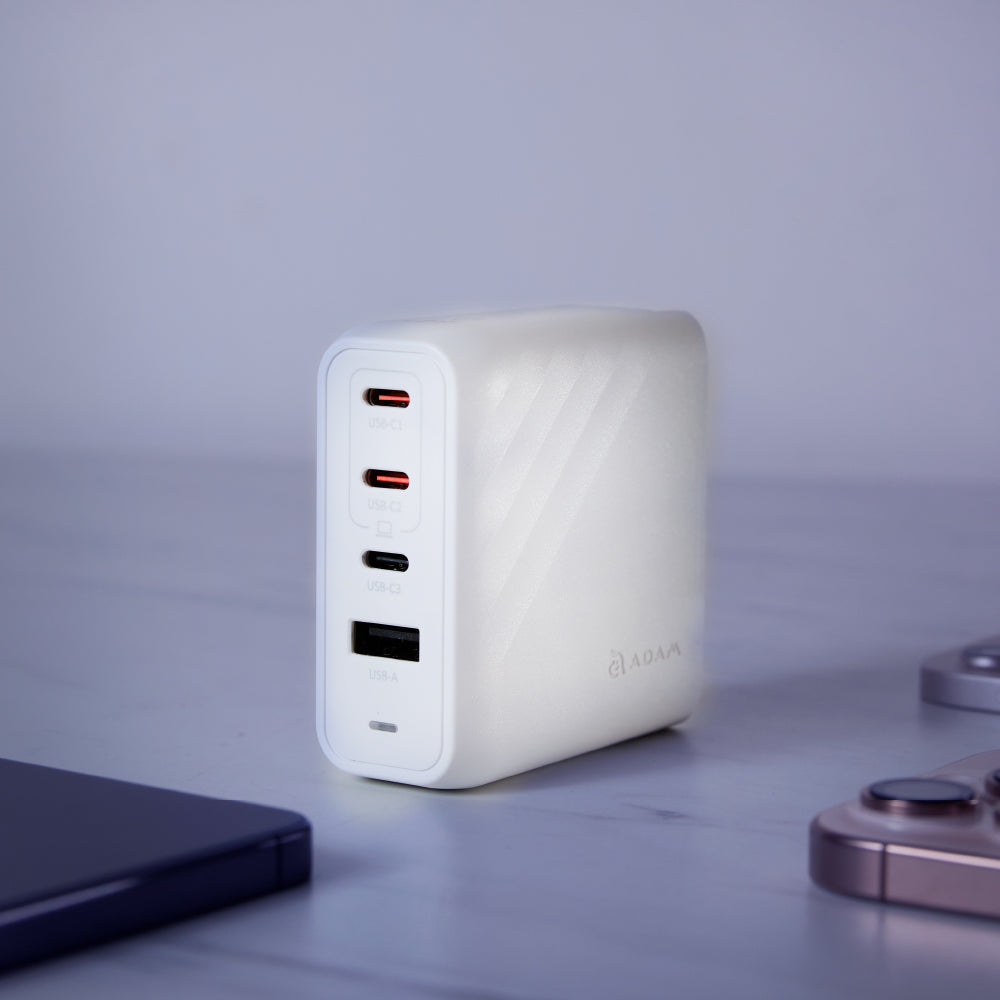 ADAM Elements - P100 GaN 100W 4-Port Power Charging Kit