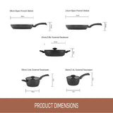 ESSTEELE Per Salute Nonstick Induction 5 Piece Cookware Set