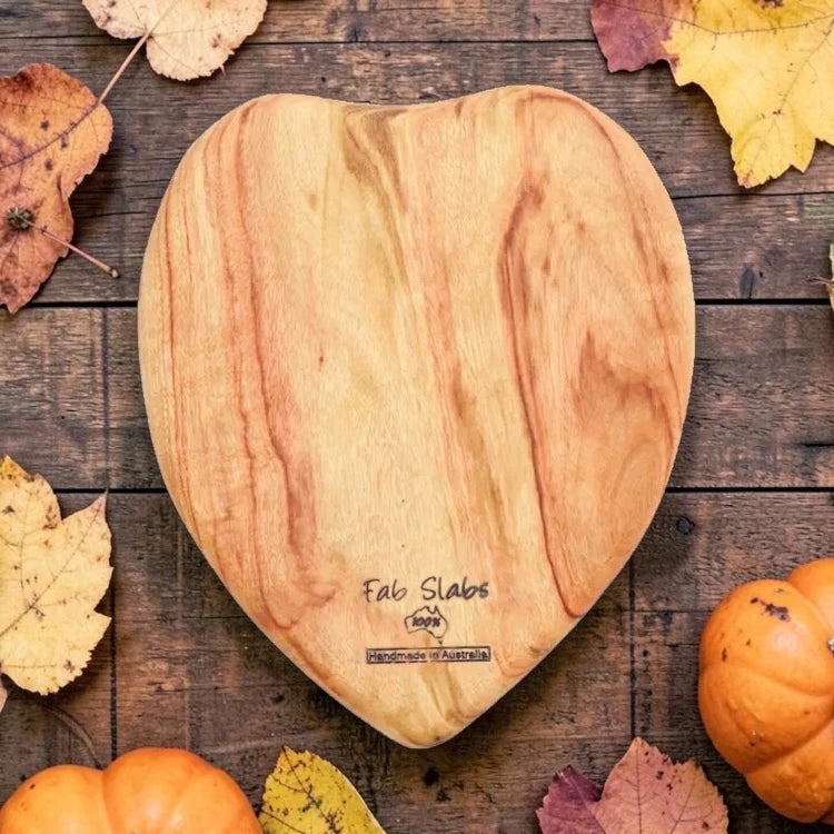 Fab Slabs - Heart Cutting Board (290 x 240mm) Late Sept Preorder