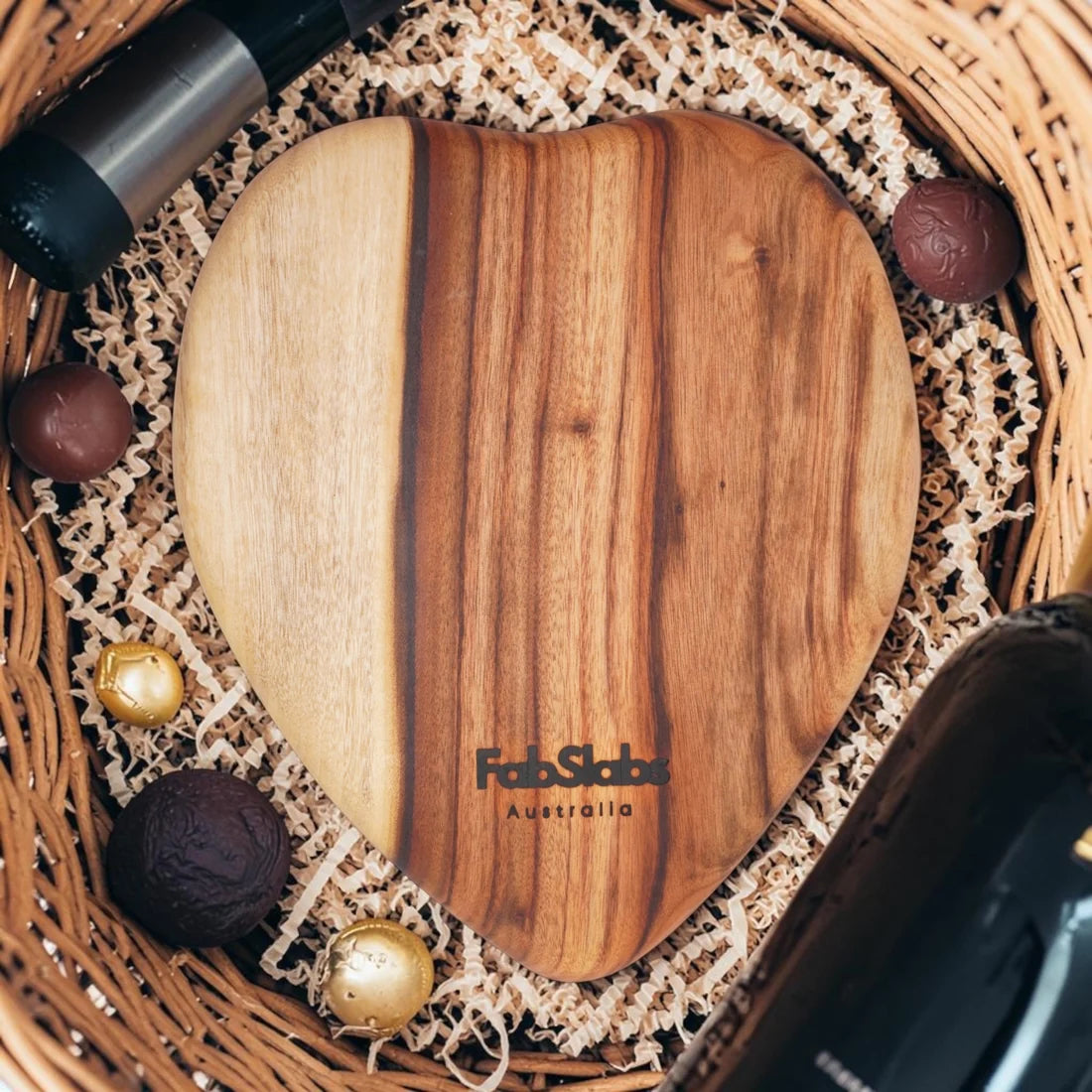 Fab Slabs - Heart Cutting Board (290 x 240mm) Late Sept Preorder