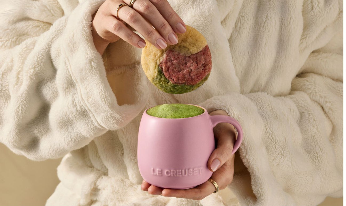 Le Creuset Serenity Mugs Set of 4 (Forêt / Sugar Pink)