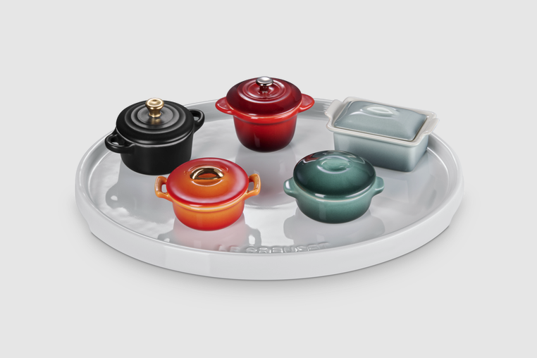 Le Creuset Stoneware Set of 6 Miniature Cookware