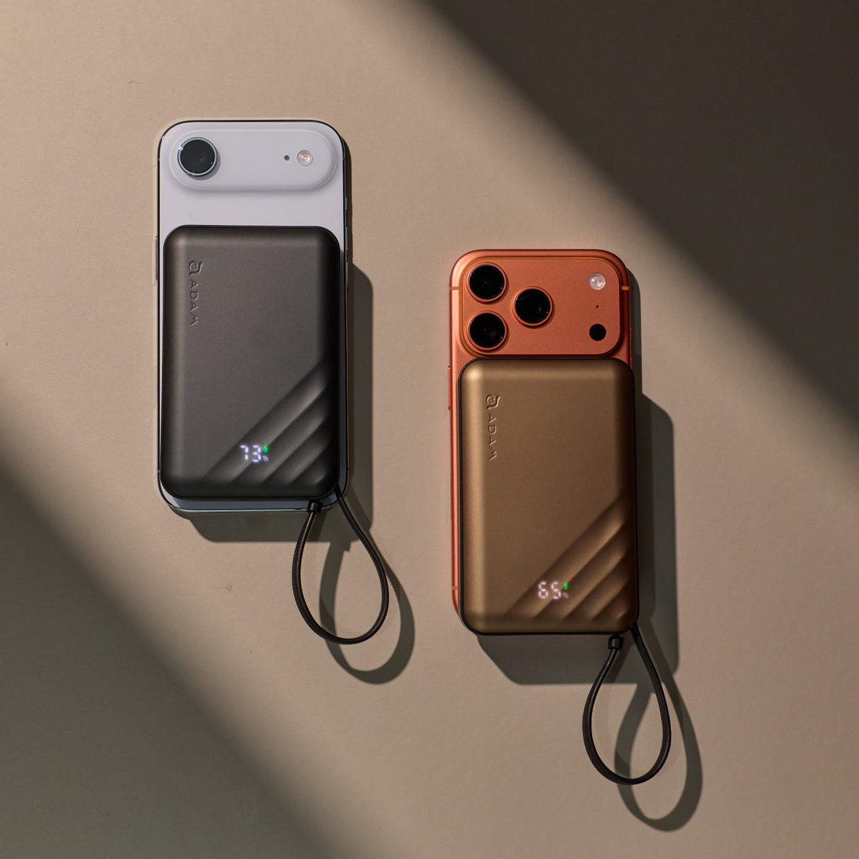 ADAM elements - VIONTA GQ2 Qi2 Power Bank with Built-In Cable