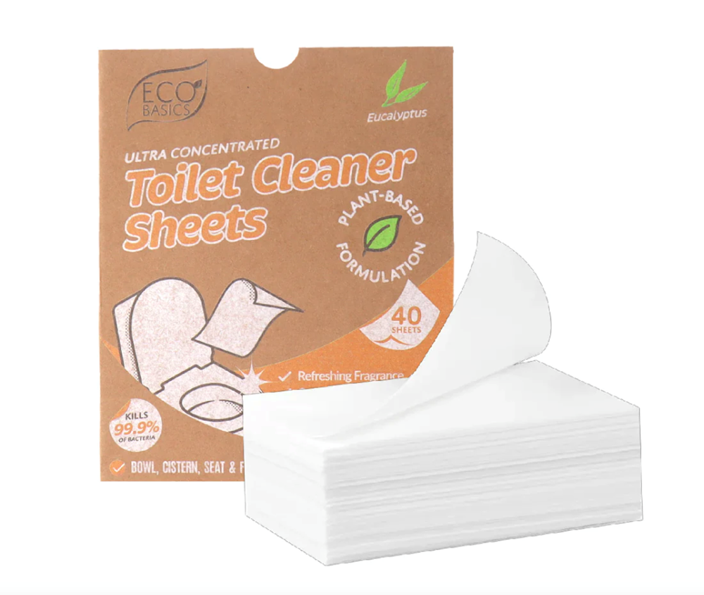 Eco Basics - Toilet Cleaner Sheets 40 pack - Eucalyptus