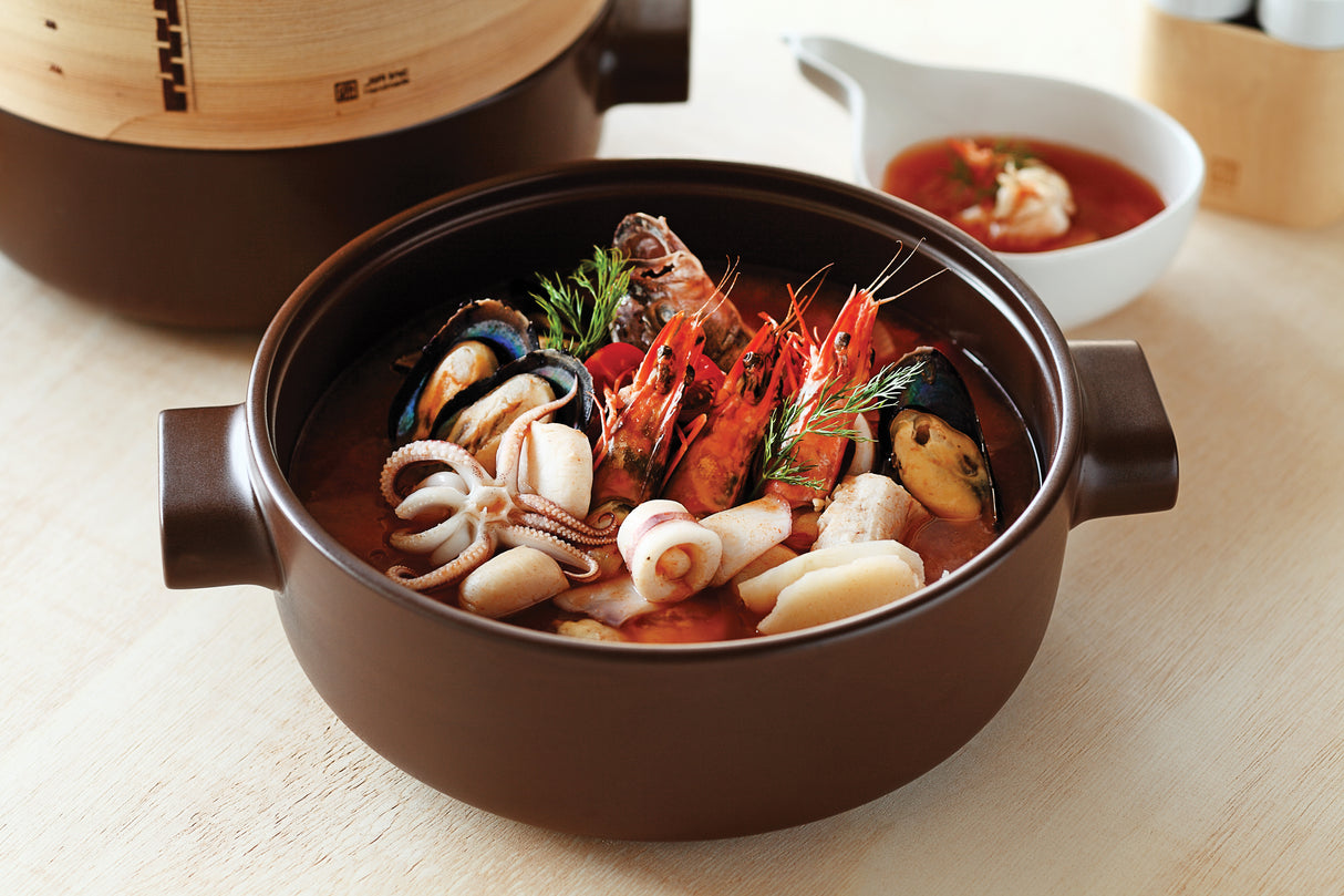 JIA - Steamer Pot 28cm (Brown)