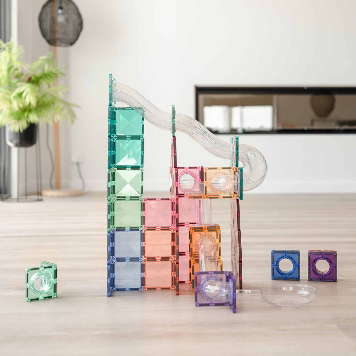 Connetix 80 pcs Pastel Ball Run Expansion Pack