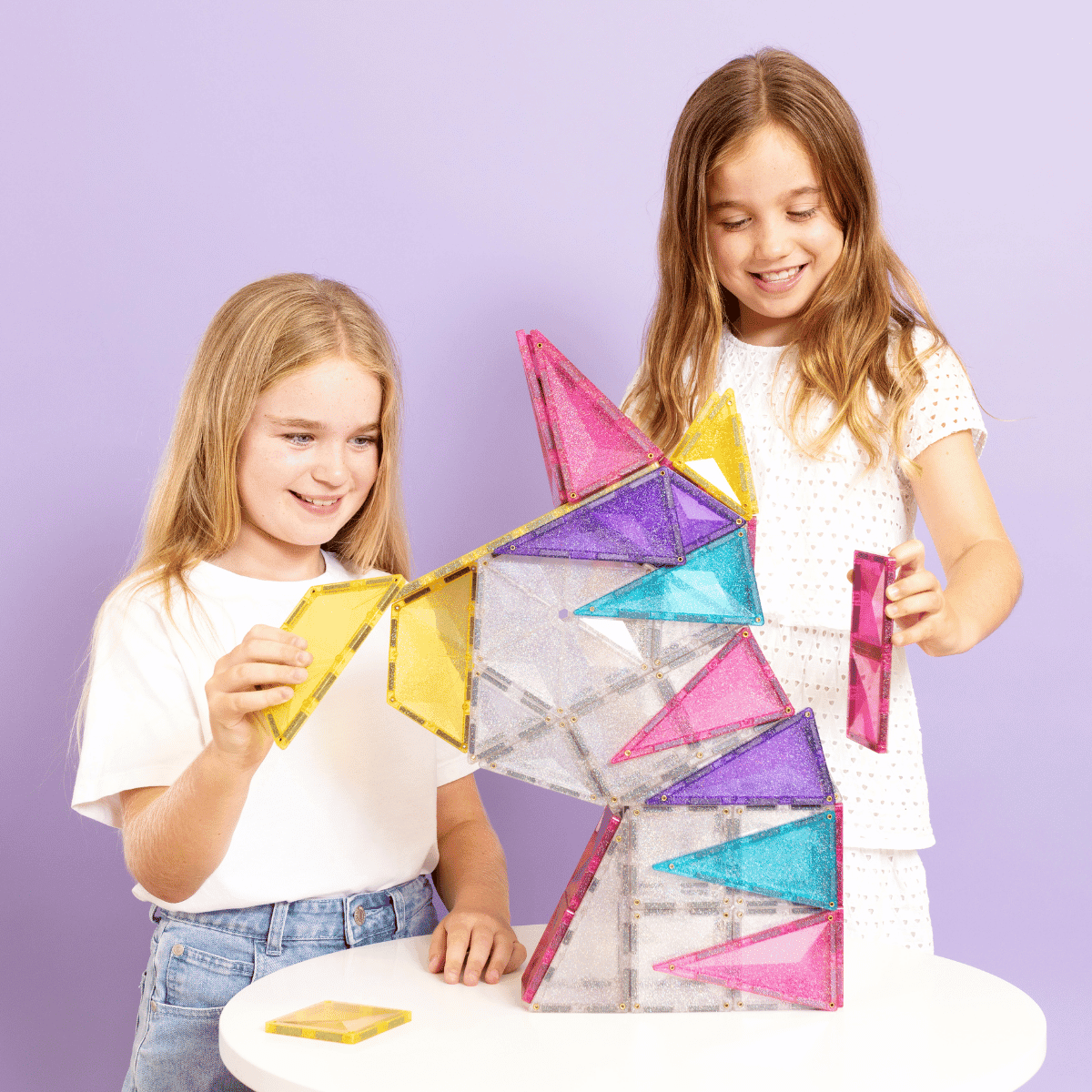 Connetix 56 pc Glitter Unicorn Pack