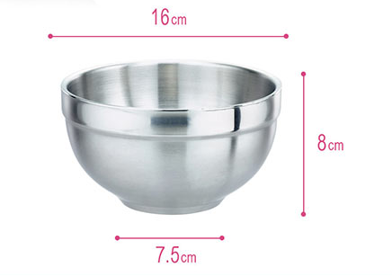 Perfect - 316 stainless Bowl Set of 12 (16cm, No Lid) Bundle