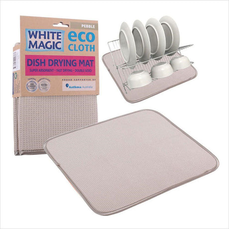 White Magic Dish Drying Mat