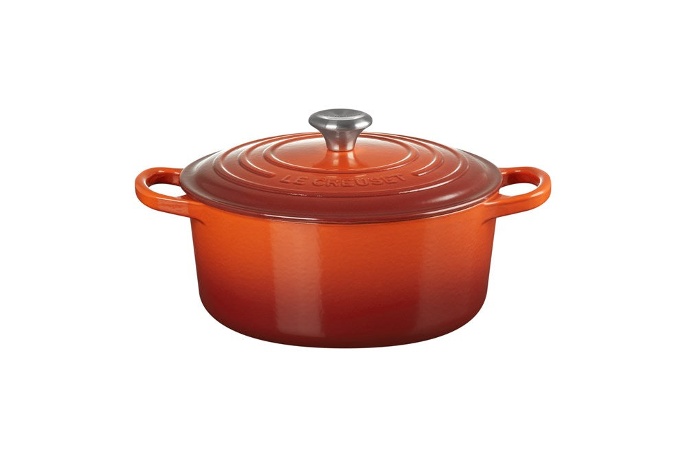 Le Creuset Signature Round Casserole Cayenne JA2 Concept