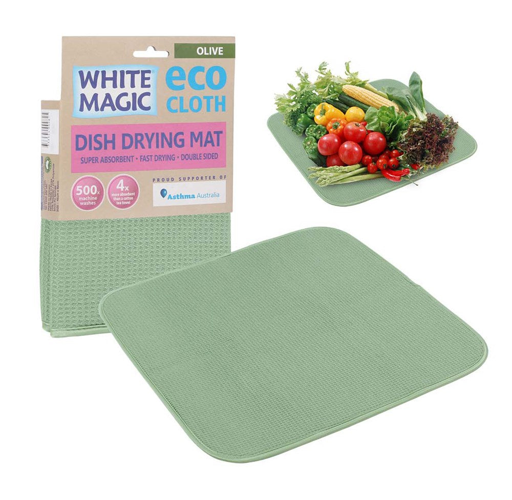 White Magic Dish Drying Mat